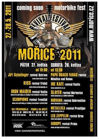Plakát Revival festival Mořice 2011