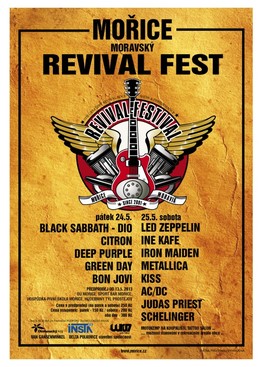 Plakát Revival festival Mořice 2013 final