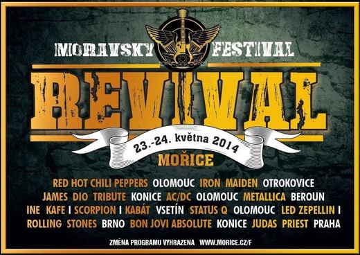 Plakát Revival festival Mořice 2014